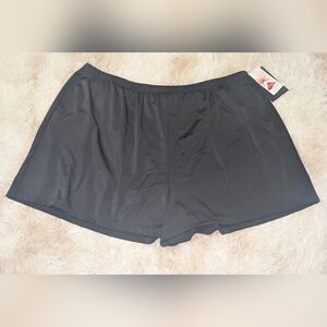 NWT, Maxine's Of Hollywood, Black, Swim Jogger Shorts - Ladies Size 24w